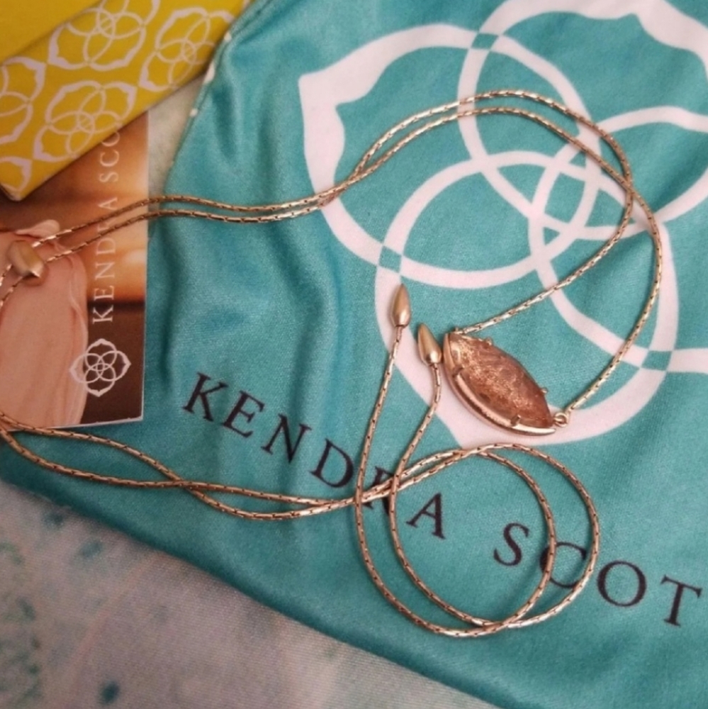 Kendra Scott Gold Dust Necklace - Picture 1 of 4